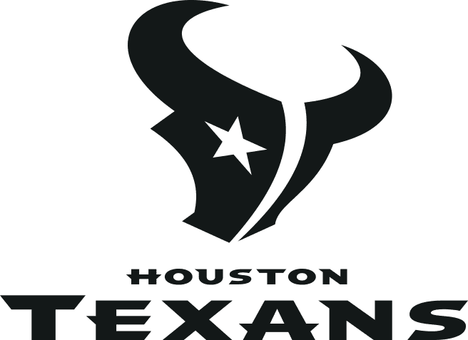 houston texans logo in black