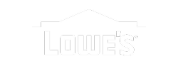 lowes logo in white